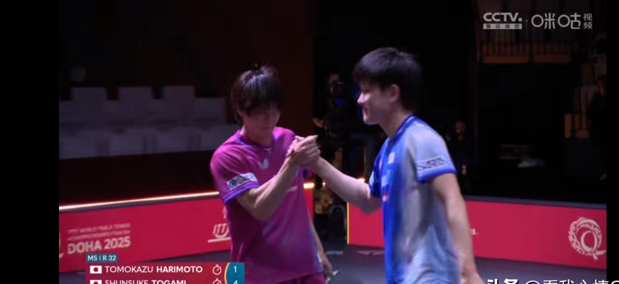 包含波兰乒乓球队绝杀日本乒乓球队，张本智和制霸全场的词条